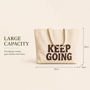 Bolsa <span class=keywords><strong>de</strong></span> Mano <span class=keywords><strong>de</strong></span> Lona <span class=keywords><strong>de</strong></span> Algodón con Bolsillo con Cremallera, Bolsa <span class=keywords><strong>de</strong></span> Compras Reutilizable Resistente, Gran Capacidad para Mujeres, Viajes, Playa, Uso Diario - Product Image 2