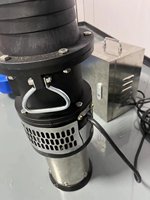Pompe submersible triphasée en acier inoxydable Qy, moteur 100 % cuivre, grand débit, pour eaux usées agricoles