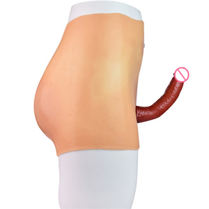 Silikon Giyilebilir Askılı Yapay Penis ve Mini Anal Plug - Lezbiyen Kemerli Külot Yetişkin Oyuncağı - Product Image 3