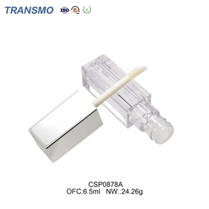 Conteneur de rouge à lèvres liquide carré pour échantillons, contenants magnétiques, tube de brillant à lèvres pailleté, impression d'écran, bouteilles en plastique - Product Image 4