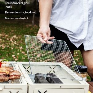 <span class=keywords><strong>Parrilla</strong></span> Portátil Moderna para Barbacoa <span class=keywords><strong>sin</strong></span> <span class=keywords><strong>Humo</strong></span>, Plegable 2 en 1, para Interiores y Exteriores, para Acampar - Product Image 5