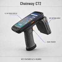 Chainway C72 UHF RFID Handheld Reader Long Range Wireless Inventory and Asset Management for Warehouse