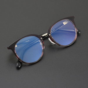 Nouveauté KS-<span class=keywords><strong>206</strong></span> Gentleman unisexe acétate ovale lunettes optiques noir tortue épaisse italie mode montures carrées en acétate - Product Image 2