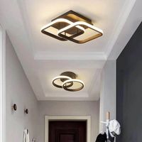 Lustre suspendu LED géométrique nordique moderne, lampe de décoration intérieure pour salon, cuisine, éclairage de la pièce