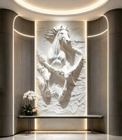 Autocollants muraux de fleurs imprimés en 3D, décoration moderne pour la maison, salon, hôtel et chambre à coucher |   Autocollants muraux à coller et à décoller