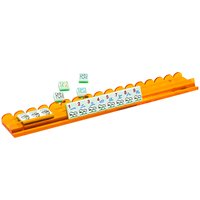 Règle de Mahjong Américain en Acrylique Transparent, 4 Pièces, pour Mélange et Déplacement Manuel des Tuiles, Idéale pour les Fêtes de Mahjong à Domicile – Vente Directe Usine