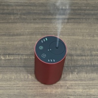 Diffuseur d'arôme d'huile essentielle Rechargeable Portable diffuseur d'arôme de voiture en aluminium désodorisant vaporisateur de brouillard diffuseur d'aromathérapie de voiture sans eau