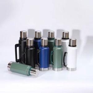 Gourde isotherme en acier inoxydable grande capacité 1L 1.4L 1.9L, bouteille d'eau isolée sous vide pour les sports de plein air et les voyages - Product Image 4