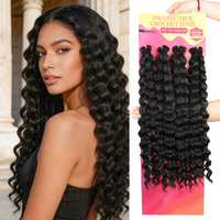Extensions de cheveux synthétiques en fibres protéinées bio de qualité supérieure Julianna Wholesale 3X 4X 300g, résistantes à la chaleur, pour tresses au crochet
