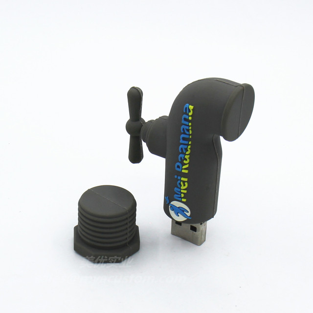 Best Gift High Quality Rubber PVC Tap Usb Flash Drive Pen Drive 8GB