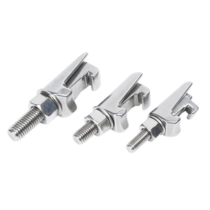 Penjepit cakar ISO63-ISO500 baja tahan karat SS304 vakum tinggi M8 M10 M12 NW63-NW500 kualitas tinggi penjepit cakar ganda untuk flensa ISO - Product Image 1