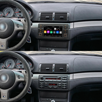 Radio Mobil Android BQCC Double Din 7" IPS Octa Core DSP 32EQ Carplay RDS 4G Layar Sentuh Multimedia untuk BMW E46 1998-2006