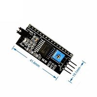 Lex nuevo y Original genuino IIC I2C interfaz LCD1604 2004 placa adaptadora PCF8574 placas de expansión