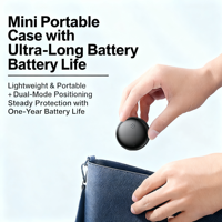 Etiqueta Inteligente de Proximidad Global Nativa para Android, Localizador MFi Compatible con Google Find My Device, Buscador Antipérdida Integrado a la Red para Android e iOS