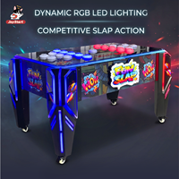 Machine de jeu d'arcade à réaction pour enfants à monnayeur, certifiée CE, double joueur, avec distributeur de tickets de rédemption et de capsules, version anglaise