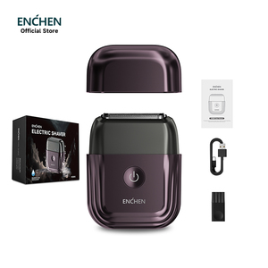 नया कस्टम ट्रिपल ब्लेड ipx7 वाटरप्रूफ इलेक्ट्रिक पोर्टेबल नाई फ्यूइल शेवर पुरुषों का फेस बॉडी उपयोग 8000 आरपीएम घरेलू यात्रा आरपीएम घरेलू यात्रा आरवी - Product Image 1