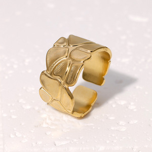 Mode Offre Spéciale Minimaliste Or/Argent Hip-Hop Bijoux En Acier Inoxydable Bijoux Punk Ouvert Anneaux - Product Image 5