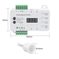 Contrôleur LED Smart Home avec capteur Pir automatique prend en charge 28 lumières de marche Certificat CE de type manuel pour escalier