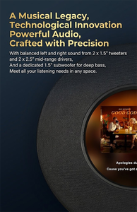 Minimalist High-End Speaker 5.4 Version <b>Sound</b> Home Desktop Audio <b>Dynamic</b> Effects Enhances Music With Unique Visual Effects - Product Image 6