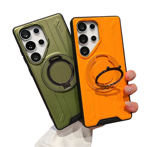 Per <span class=keywords><strong>Samsung</strong></span> S24Ultra S23 custodie per cellulare staffa rotante invisibile aspirazione magnetica Lingsheng <span class=keywords><strong>22</strong></span> Anti-caduta telefono protettivo - Product Image 1