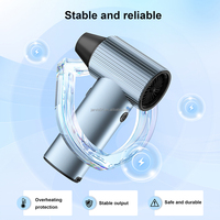 Jarvis Electric Industriële Draagbare Oplaadbare 18V Borstelloze Motor Blaasapparaat Mini Turbo Fan 3-Snelheden 500g Winddruk DIY