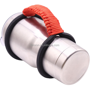 Poignée tressée <span class=keywords><strong>à</strong></span> la main en paracorde 550 pour bouteille, support portable pour tasse de voyage 20-40 oz - Product Image 6