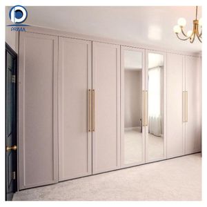 Competitive Price Modern Customized <strong>Design</strong> Swing Clothes Cabinet Door MDF Board With Lacquer Finish Wardrobe Wall in <strong>Closet</strong> - Product Image 5
