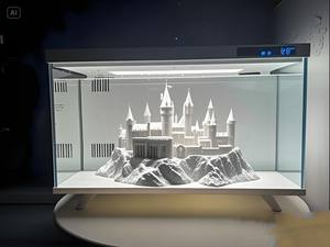 Décoration d'aquarium <span class=keywords><strong>Château</strong></span> <span class=keywords><strong>de</strong></span> <span class=keywords><strong>Poudlard</strong></span> - Accessoire d'aquarium Thème - Product Image 3