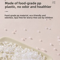 Ensemble de bureau et chaise pliables ergonomiques modernes et minimalistes en plastique pour enfants avec tabouret pour la maternelle