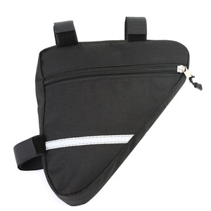 Bolsa triangular para sillín de bicicleta de montaña, almacenamiento portátil de 1L para llaves, teléfono, billetera, accesorio de ciclismo - Product Image 2
