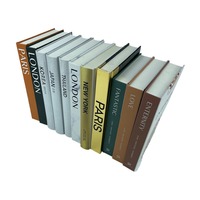 Article de décoration personnalisé, livres décoratifs vierges empilés, livre de Table basse