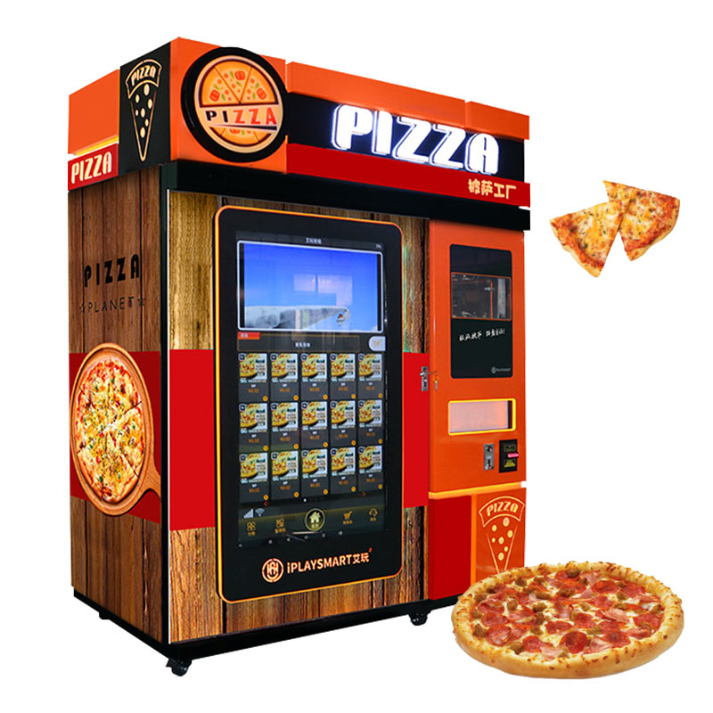 Полностью автоматический напольный робот позволяет быстро пицца сделать Let's горячей пищи торговый автомат для пиццы