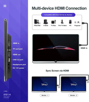 Monitor de Reposacabezas de 14'' 4K con Sistema de Entretenimiento para Asientos Traseros Android, 2+32G, 1920*1080P, Conexión USB, Wi-Fi y Teléfono