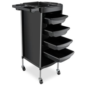 4 Drawers Hair Salon Beauty Spa Hairdresser Storage Cart <b>Trolley</b> Rolling Multi-function Barber Shop <b>Tool</b> <b>Trolley</b> Cart - Product Image 3