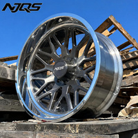 Jantes forgées en alliage NJQS Super Single Wheel GMC 6x139.7 8x180 8x165.1 pour voitures et camions Ford F150 F250 F350 Silverado1500 2500 3500