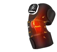 Knie-Wärme-Massagegerät mit EMS und Wärme, Vibrations- und Luftkompressionsoption, Bein- und Wadenmassagegerät, Oberschenkel-Knie-Wärme-Massagegerät