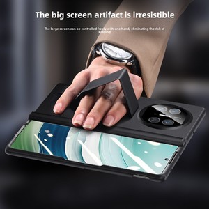 Suitable for Matex6 phone case wristband holder hinge protection case integrated anti drop folding <b>screen</b> phone case film - Product Image 3