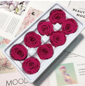 Flores Frescas al <span class=keywords><strong>por</strong></span> <span class=keywords><strong>Mayor</strong></span>, Cabezas de <span class=keywords><strong>Rosas</strong></span> Naturales <span class=keywords><strong>Preservadas</strong></span> para Regalos del Día de San Valentín, Caja de Flores - Product Image 6