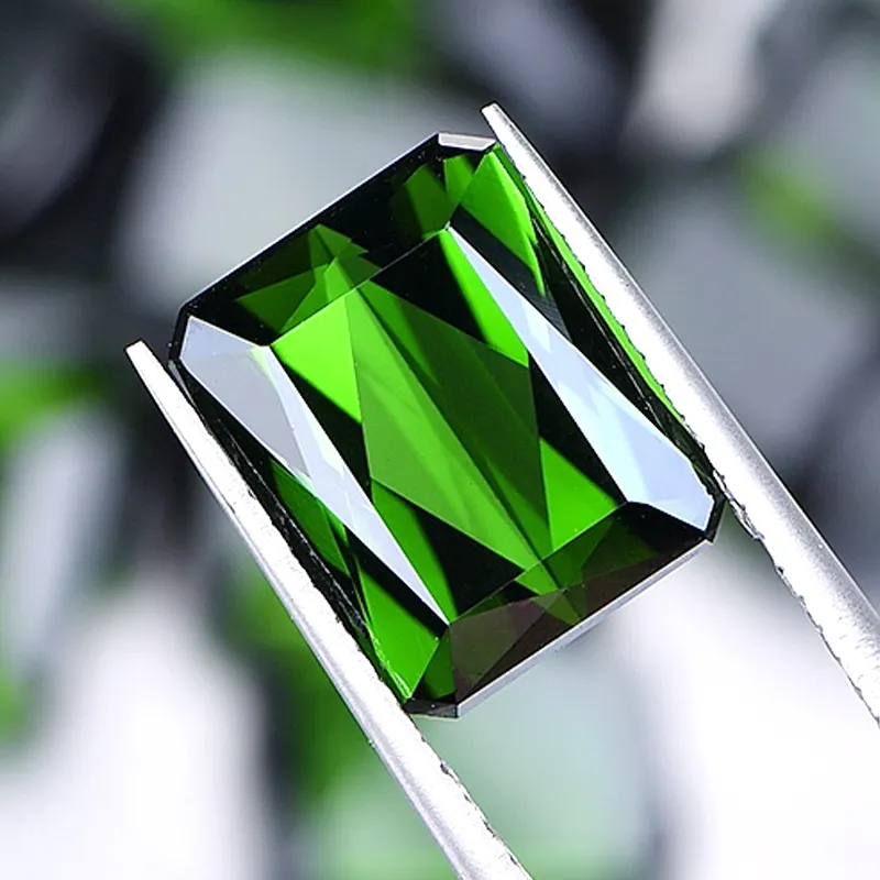 green Lab Grown Emerald Cut loose Stone top quality available in different sizes emerald stone green emerald