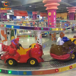 Zhengzhou personnalisé attractions d'attractions d'enfants d'intérieur escalade voiture tour électrique sur le train à vendre - Product Image 5