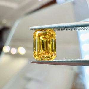 Diamante Certificato IGI Taglio Smeraldo, <span class=keywords><strong>Diamanti</strong></span> Sintetici HTHP CVD Coltivati in Laboratorio, <span class=keywords><strong>Diamanti</strong></span> Sintetici Sciolti per Orologi <span class=keywords><strong>e</strong></span> Collane - Product Image 3