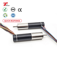 Motor de CC sin Núcleo de 16 mm, Motor de Engranajes de Alto Torque y Baja Velocidad, 12v 24v