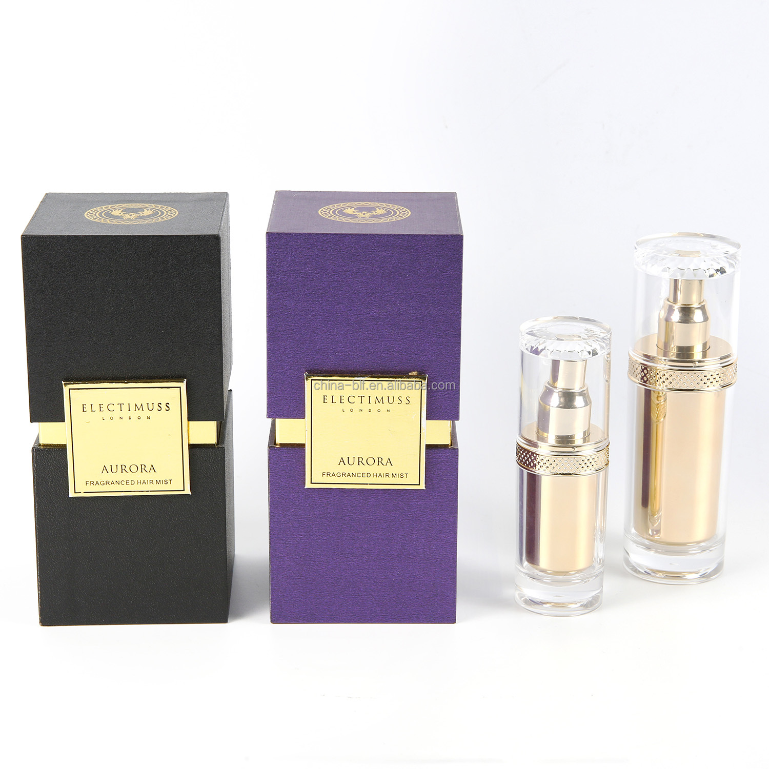 Customized Logo Luxury Black 30ML 50ML Drawer Magnetic Style EVA Foam Glass Bottle Perfume Boxes