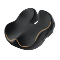 Cojín Ergonómico de Espuma Viscoelástica para el Coxis, Almohadilla para Asiento que Alivia el Dolor de Coxis, Cojín Confortable para Silla para Estar Sentado por Tiempo Prolongado en la Oficina, el Hogar o el Automóvil