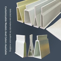 Poutre de support de plancher en PRV pultrudé, profilé en fibre de verre PU pour élevage, anti-corrosion, taille personnalisée pour l'élevage porcin