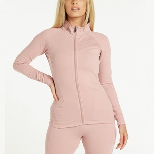 Chaqueta de Mujer Nueva Moda al por Mayor con Logotipo Personalizado, Manga Larga, Cierre de Cremallera, Todos los Colores, Alta Calidad, Talla Grande - Product Image 1