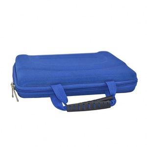 Blue 12-17 Inch Laptop Sleeve with Durable EVA Case Cover Portable Business Handbag Hot Sell with Handle and Crossbody Style - Product Image 5