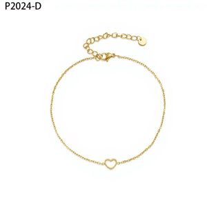 เอมี่ เอมี่สร้อยข้อมือแฟชั่น P2024 โซ่ชุบเงินรูปหัวใจของขวัญเครื่องประดับคลาสสิกสำหรับผู้หญิง - Product Image 3
