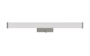 ETL Lampe de courtoisie moderne à LED de 24 pouces sur miroir pour éclairage de salle de bain Appliques murales de toilettes d'intérieur en nickel brossé à intensité variable - Product Image 5