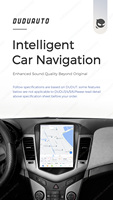DUDUAUTO 7 inci Navigasi Mobil Cerdas Tema Gratis Wallpaper DIY Sistem Kontrol Suara Mobil Cerdas Navigasi GPS Mobil DAP
